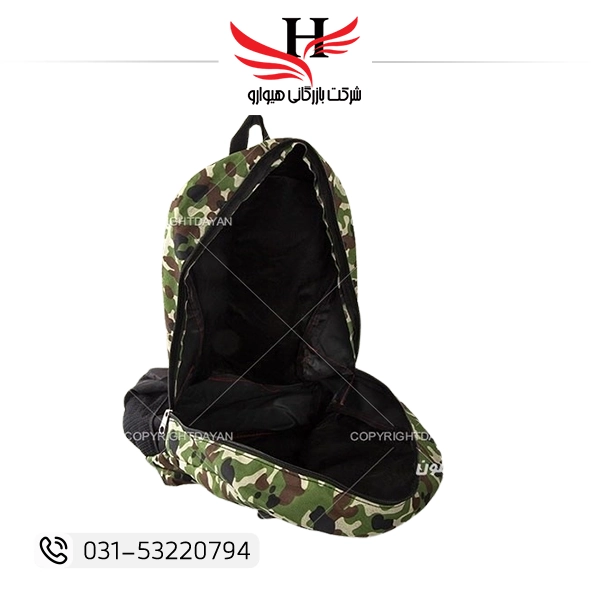 کوله پشتی بزرگ ارتشی UHLSPORT-008 جادار و مقاوم، مناسب کوهنوردی و سفر | خرید عمده از هیوارو شهرضا اصفهان و تهران